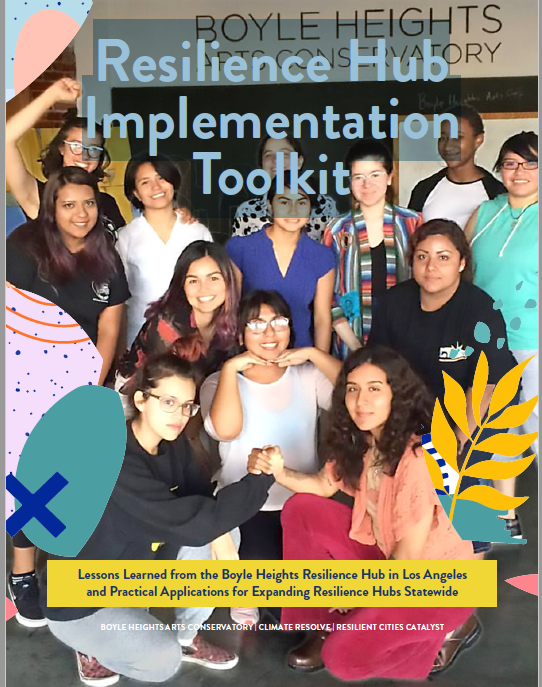 Cover page of digital publication Resilience Hub Implementation Toolkit.